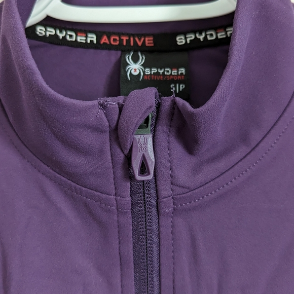 NWT Spyder Active purple track jacket, Small - Picture 9 of 15